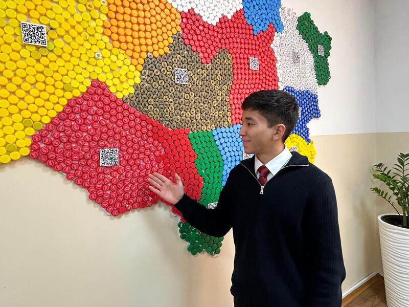 «Таза Қазақстан»: уникальную экокарту Казахстана создали столичные школьники