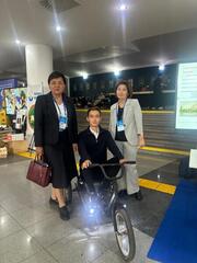 В Астане школьник изобрел электровелосипед внедорожник