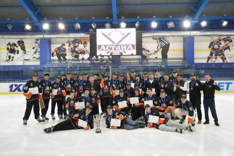 Хоккейная команда «Астана» стала чемпионом Казахстана среди молодежи