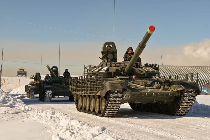 В Гвардейском гарнизоне прошли штатные стрельбы танковых подразделений