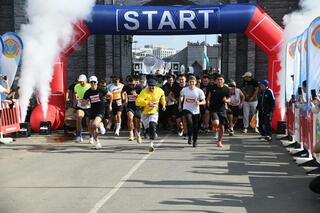 В Триатлон-парке Астаны прошел легкоатлетический забег