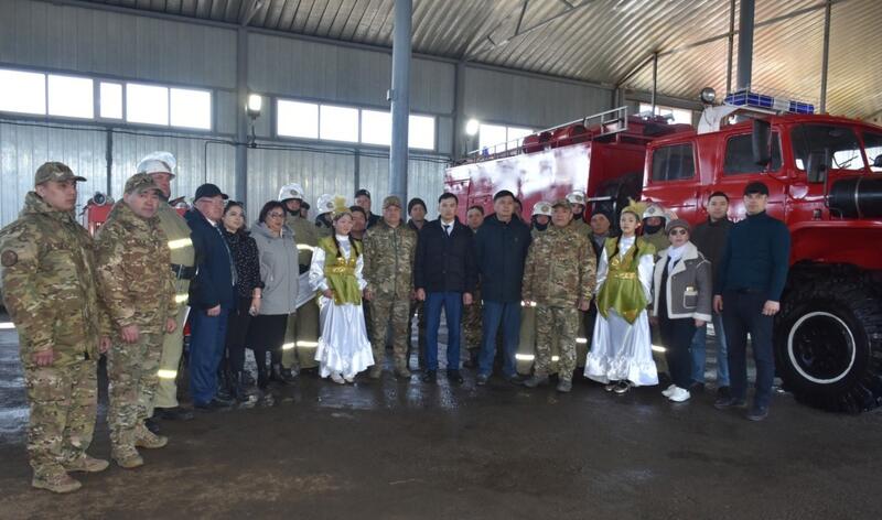 В Казахстане открыт 164-й добровольный пункт пожаротушения «Ауыл құтқарушылары»