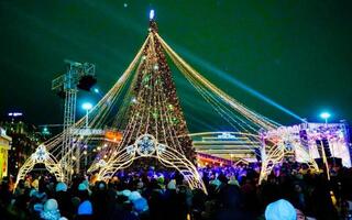 Концертная программа, аниматоры, зимние развлечения: массовое зажжение новогодних ёлок пройдёт в столице