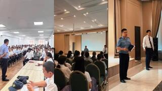 Уроки правовой грамотности для 100 тысяч школьников провели полицейские в Шымкенте