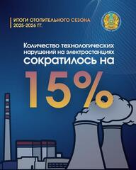 По итогам ОЗП число технологических нарушений на электростанциях снизилось на 15%