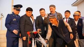 К ДНЮ РЕСПУБЛИКИ В ТУРКЕСТАНСКОЙ ОБЛАСТИ ВВЕДЕНЫ В ЭКСПЛУАТАЦИЮ СИСТЕМЫ ПИТЬЕВОГО ВОДОСНАБЖЕНИЯ В ТРЁХ СЁЛАХ