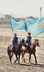 Чемпионат Казахстана по конным скачкам проходит в Кызылординской области