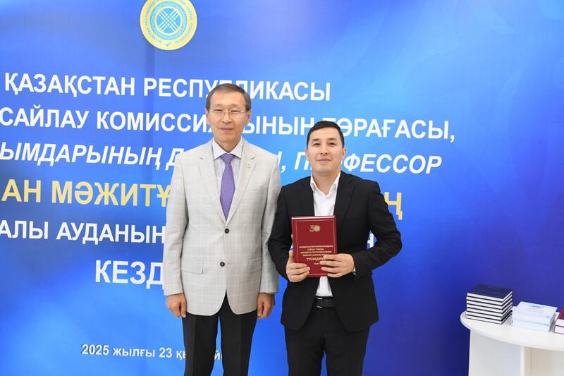 Председатель ЦИК РК Нурлан Абдиров посетил Кызылординскую область с рабочей поездкой