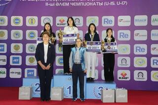 В Алматы завершился чемпионат мира по тогызкумалаку среди юношей и девушек