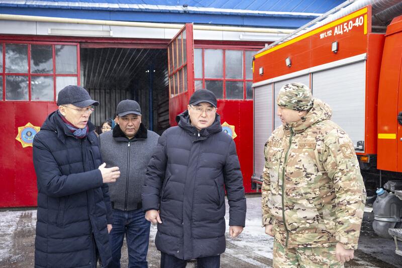 В селе Кеген открыто новое пожарное депо, обеспечивающее защиту 34 населённых пунктов