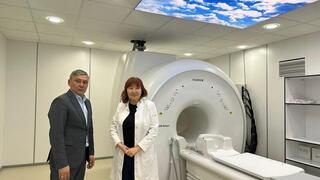 На базе Енбекшиказахской МЦРБ состоялось открытие кабинета магнитно-резонансной томографии