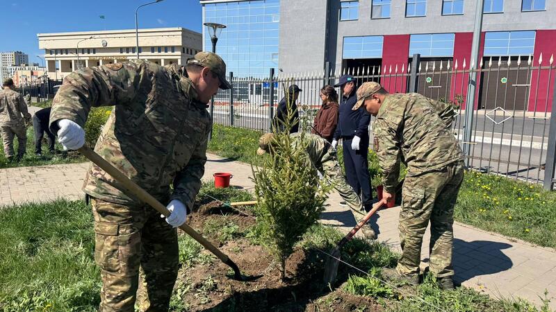 В подразделениях МЧС проходит акция «Таза Қазақстан»