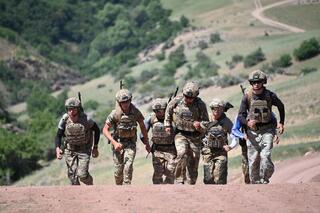 Бойцы Сил специальных операций готовятся представить Казахстан на состязаниях в Иордании