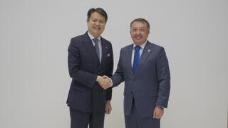 Министр юстиции Ерлан Сарсембаев встретился с Генеральным директором Всемирной организации интеллектуальной собственности