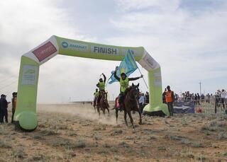 «Ұлы дала жорығы-2025»: победу одержали лошади костанайской породы из Астаны