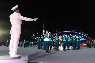 Военные музыканты Вооруженных сил Казахстана успешно выступили на І Международном фестивале военной музыки в Дохе