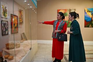 В Военно-историческом музее открылась выставка «Көктем шақырады»