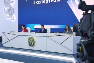Директор Центра судебных экспертиз Министерства юстиции РК Бахытжан Байтилесов провел пресс-конференцию в Службе центральных коммуникаций