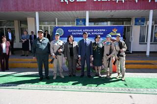 В Талдыкоргане прошёл городской этап военно-патриотической игры «Айбын»