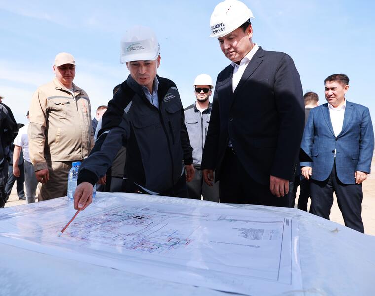 В СЭЗ «Jibek Joly» Жамбылской области реализуются ключевые индустриальные проекты