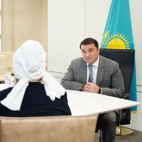 В 2025 ГОДУ В ТУРКЕСТАНСКОЙ ОБЛАСТИ ПРОВЕДЕНО 78 ПРИЕМОВ, ВЫСЛУШАНО ОКОЛО 800 ЖИТЕЛЕЙ