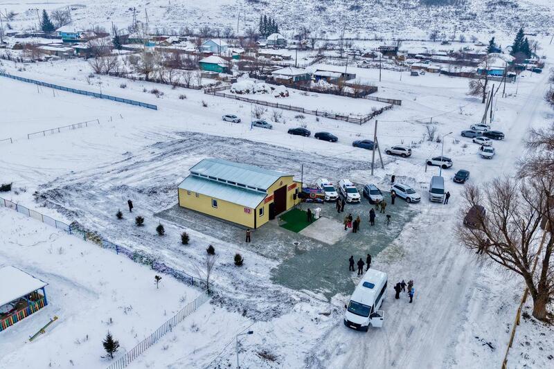 В районе Улкен Нарын открыт добровольный пожарный пост