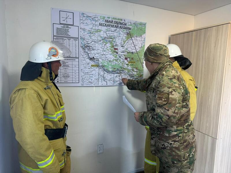 «Ауыл құтқарушылары» повышают уровень пожарной безопасности сельских территорий области Абай