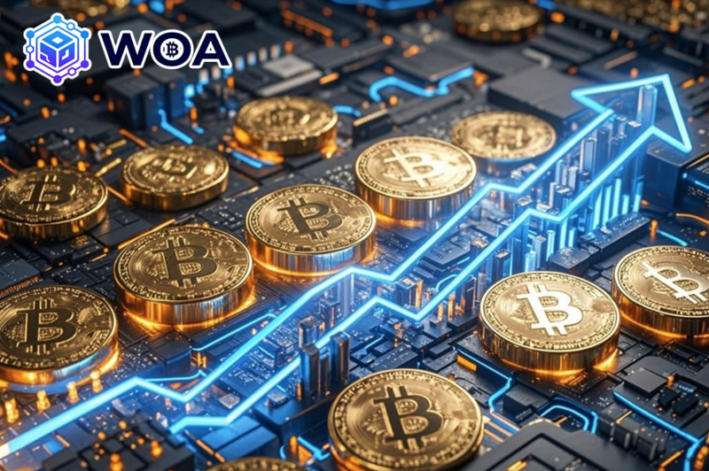 WOA Crypto launches the world's first BTC cloud mining app, helping BTC prices reach a new high of $125,000 and increasing daily returns for holders