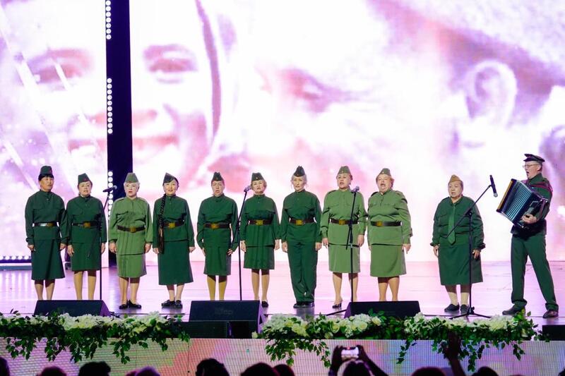 В Астане прошел творческий фестиваль среди пенсионеров «Ардагерлер көктемі»