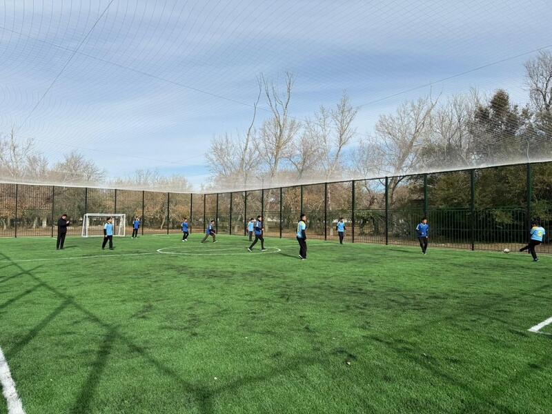 В Целиноградском районе расширяется сеть детских и спортивных площадок