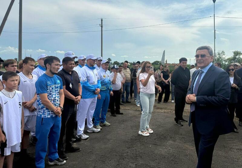 Инвестор построил спорткомплекс для жителей города Тайынша