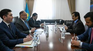 В МИД Казахстана состоялась встреча с Послом Катара