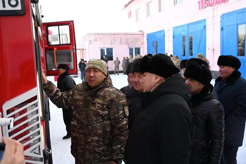 В районах области Абай растет число пожарных постов