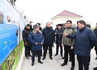 Министр ЧС ознакомился с состоянием Кызылординского гидроузла