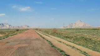 Начался ремонт дороги к урочищу Бектау-Ата