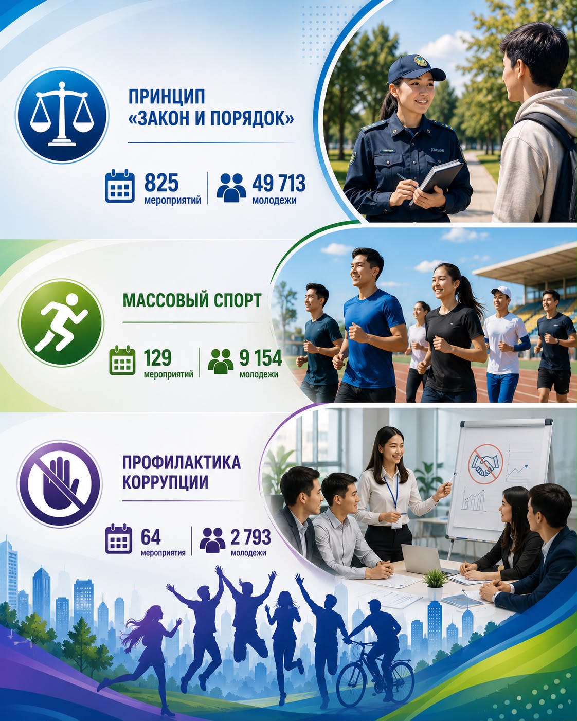 Представляем вашему вниманию информацию о молодежи Актюбинской области