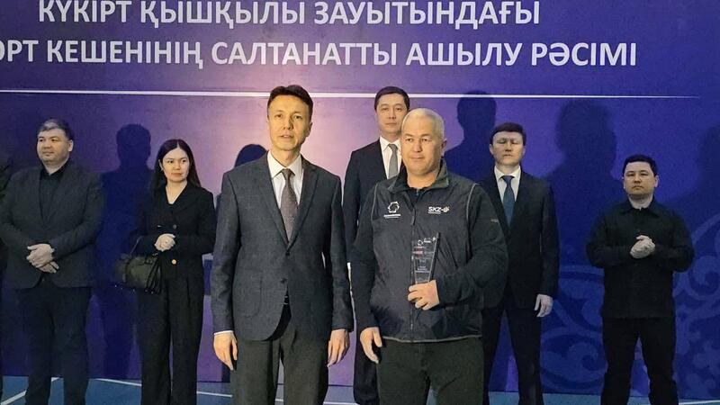 В селе Кейден сдан в эксплуатацию новый зал борьбы