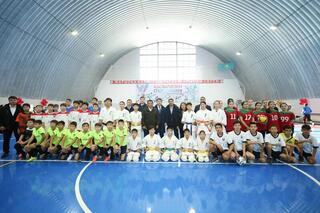 Нурдаулет Килыбай принял участие в открытии нового спортивного комплекса в Тупкараганском районе