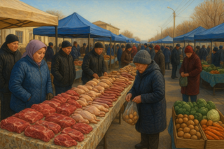 На ярмарке уральские фермеры представили широкий ассортимент мясной продукции