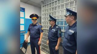 Начальник ДП города Алматы проверил безопасность в метрополитене