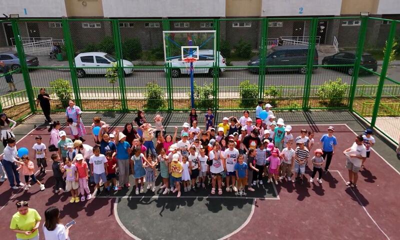 Более 40 дворов открыли в Астане в день защиты детей