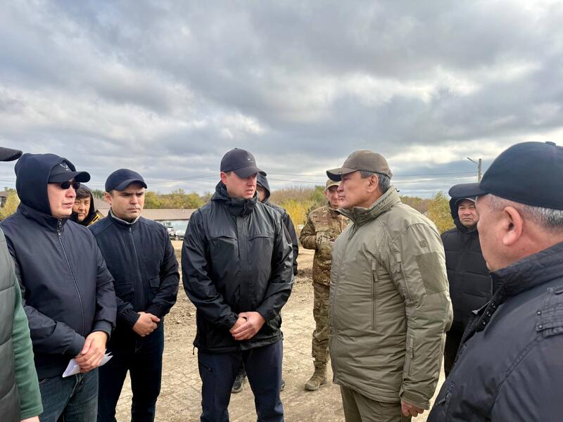 Реконструкция защитных сооружений в Кызылжарском районе активно продолжается