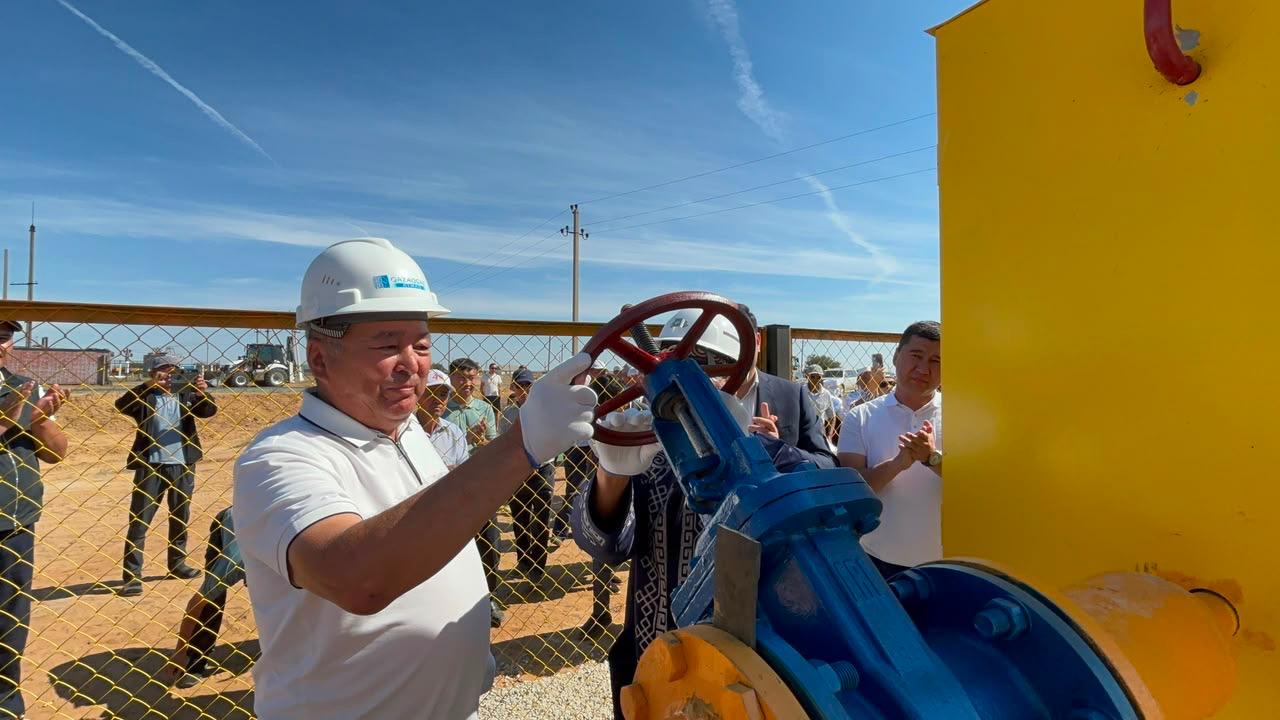 В Жабасаке завершена газификация села