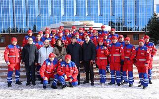 В КОСТАНАЙСКОЙ ОБЛАСТИ ОБНОВЛЕН АВТОПАРК СКОРОЙ ПОМОЩИ: ВРУЧЕНЫ КЛЮЧИ ОТ 50 НОВЫХ РЕАНИМОБИЛЕЙ