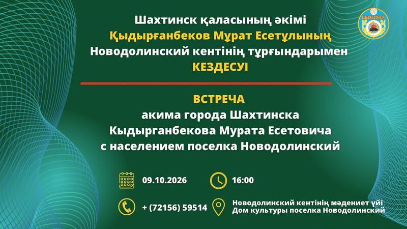 Уважаемые жители поселка Новодолинский!
