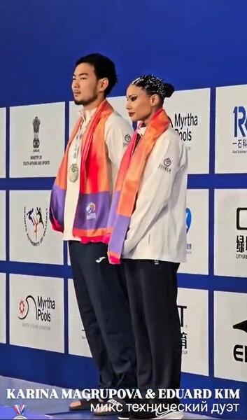 Карагандинские синхронисты произвели фурор на чемпионате Азии