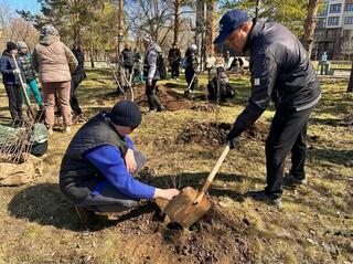 Жители города Лисаковск поддержали экологическую инициативу «Таза Қазақстан»