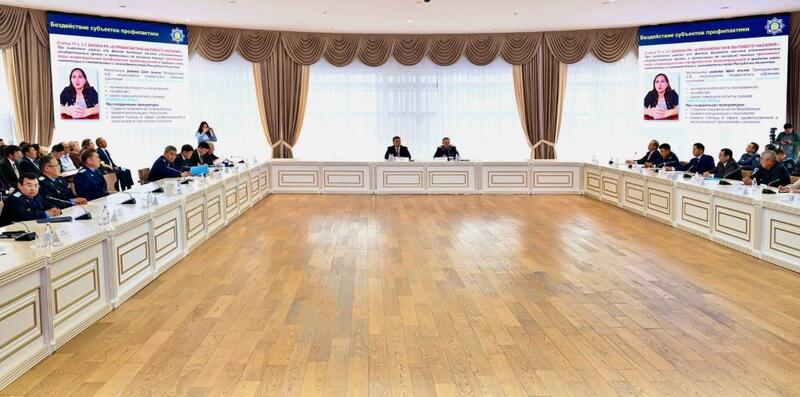 Аким области принял участие в заседании Координационного совета по профилактике семейно-бытового насилия