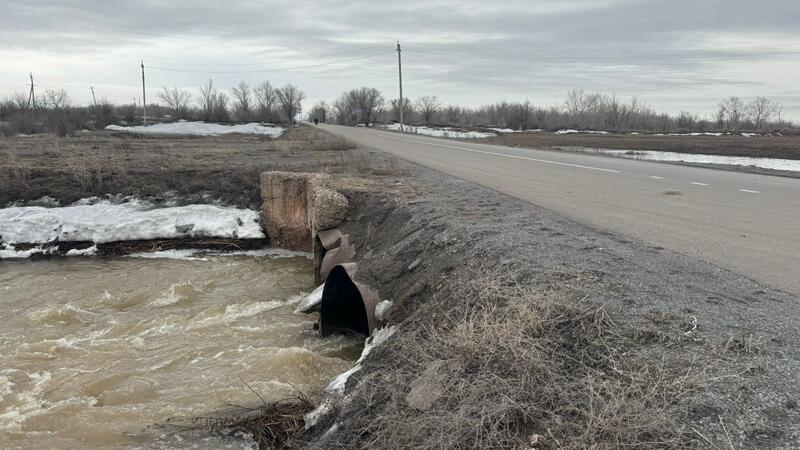 Информация по паводковой ситуации на территории города Темиртау по состоянию на 27.03.2024г.