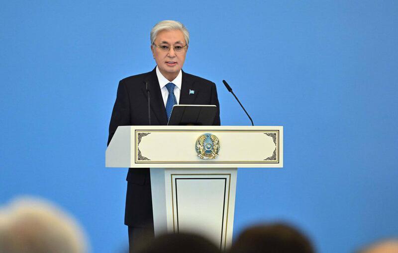 Глава государства Касым-Жомарт Токаев выступил с речью на торжественном мероприятии, посвященном принятию Конституции